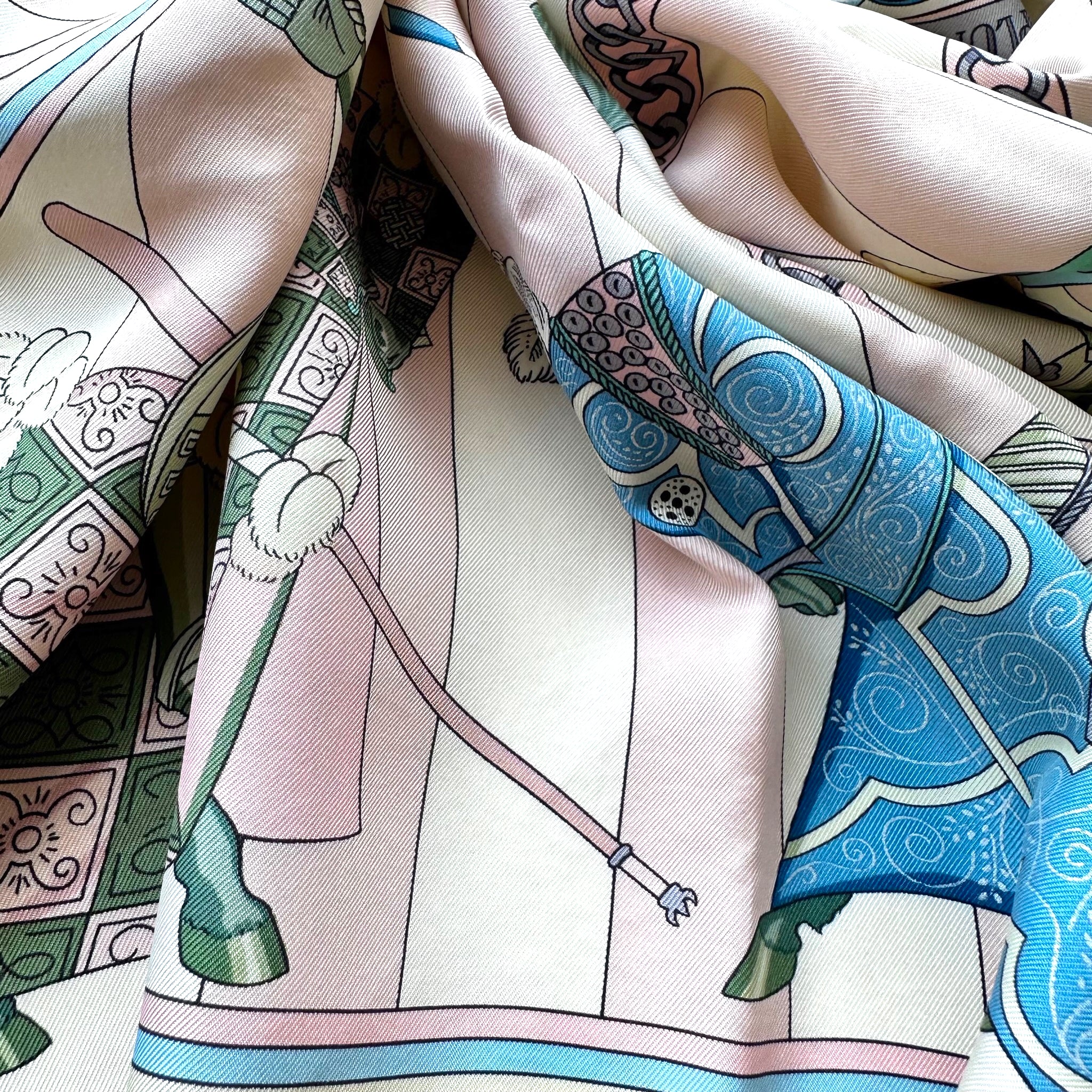 Feathered Shocks - HERMES SCARF 90 CM