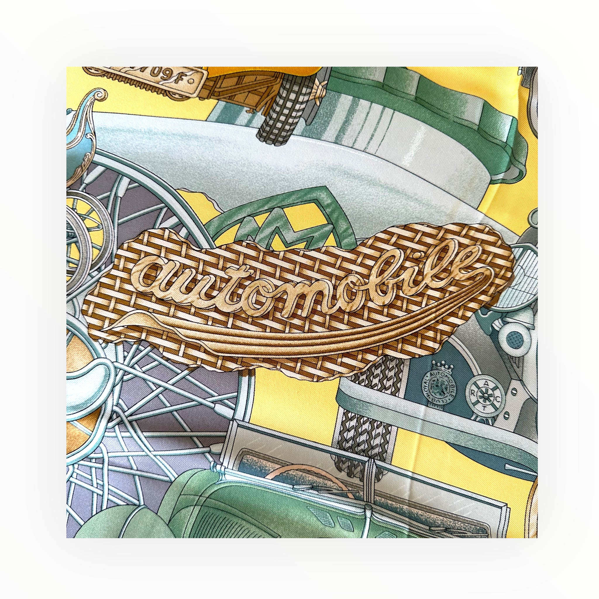 Automobile - FOULARD HERMES 90CM