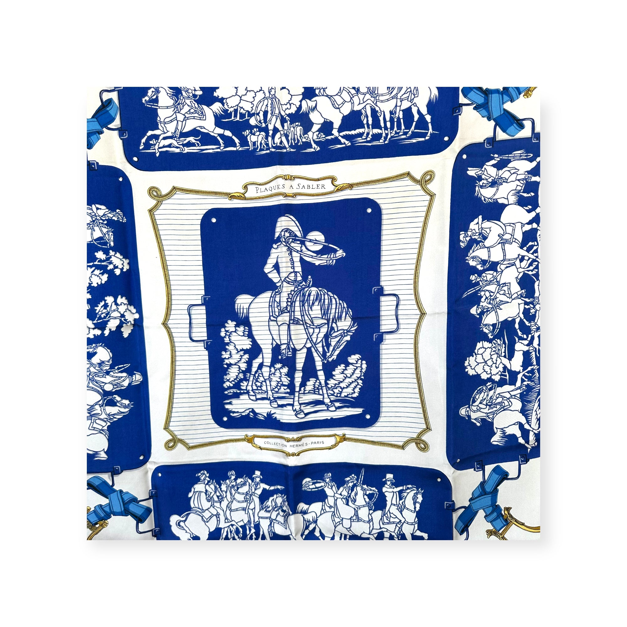 Plaques à sabler - FOULARD HERMES 90 CM