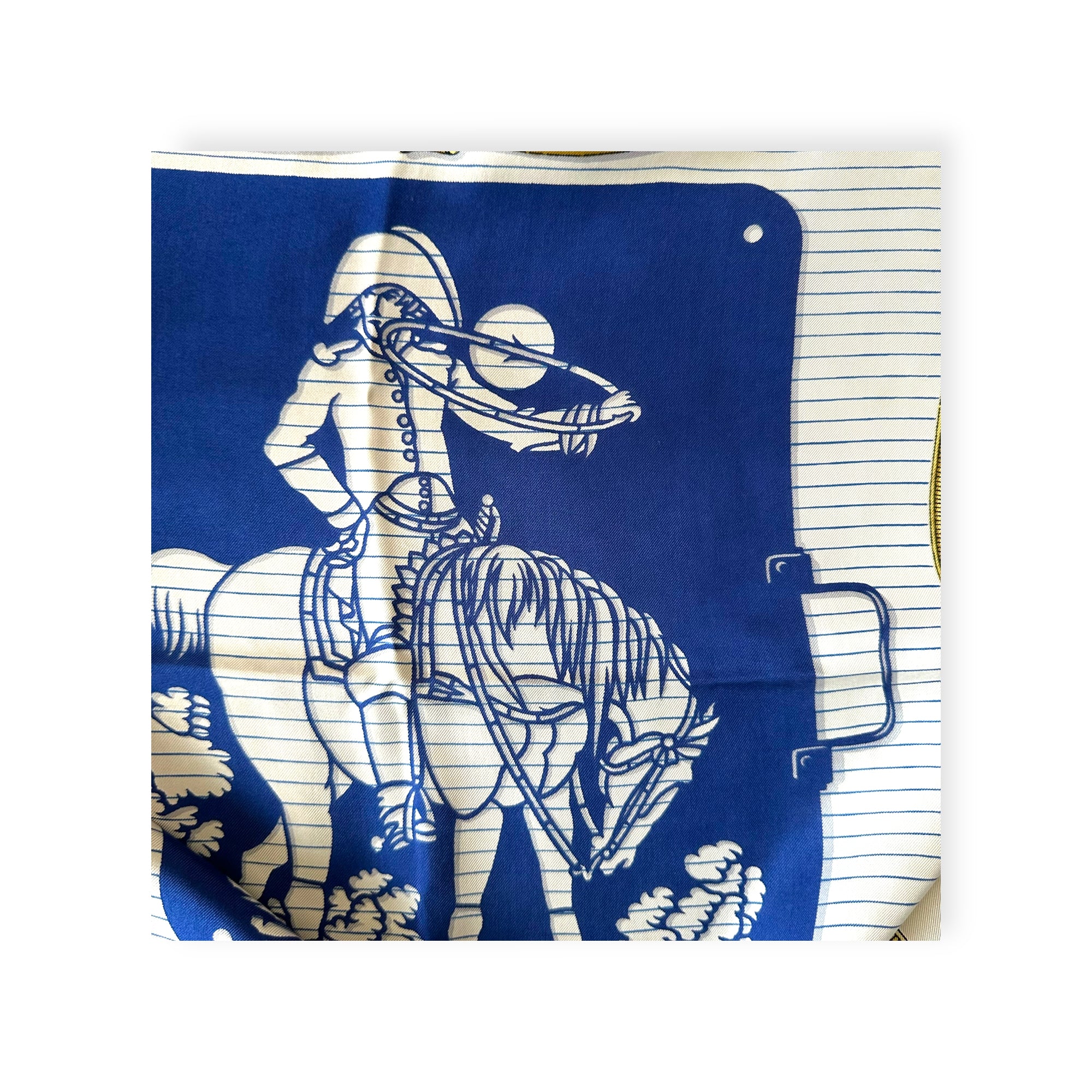 Plaques à sabler - FOULARD HERMES 90 CM