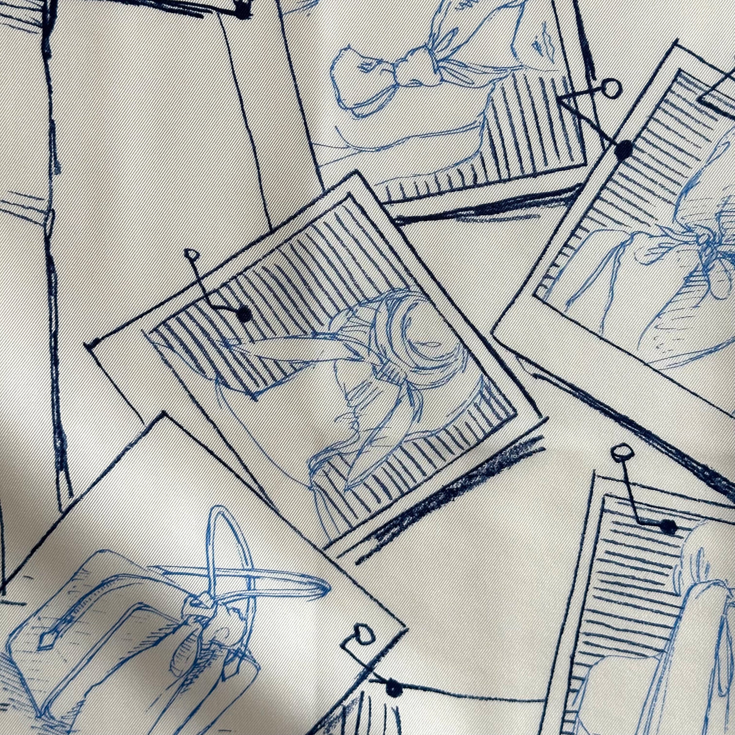 Instructions sur l'art de nouer et porter votre carré Hermès - FOULARD HERMES 70 CM