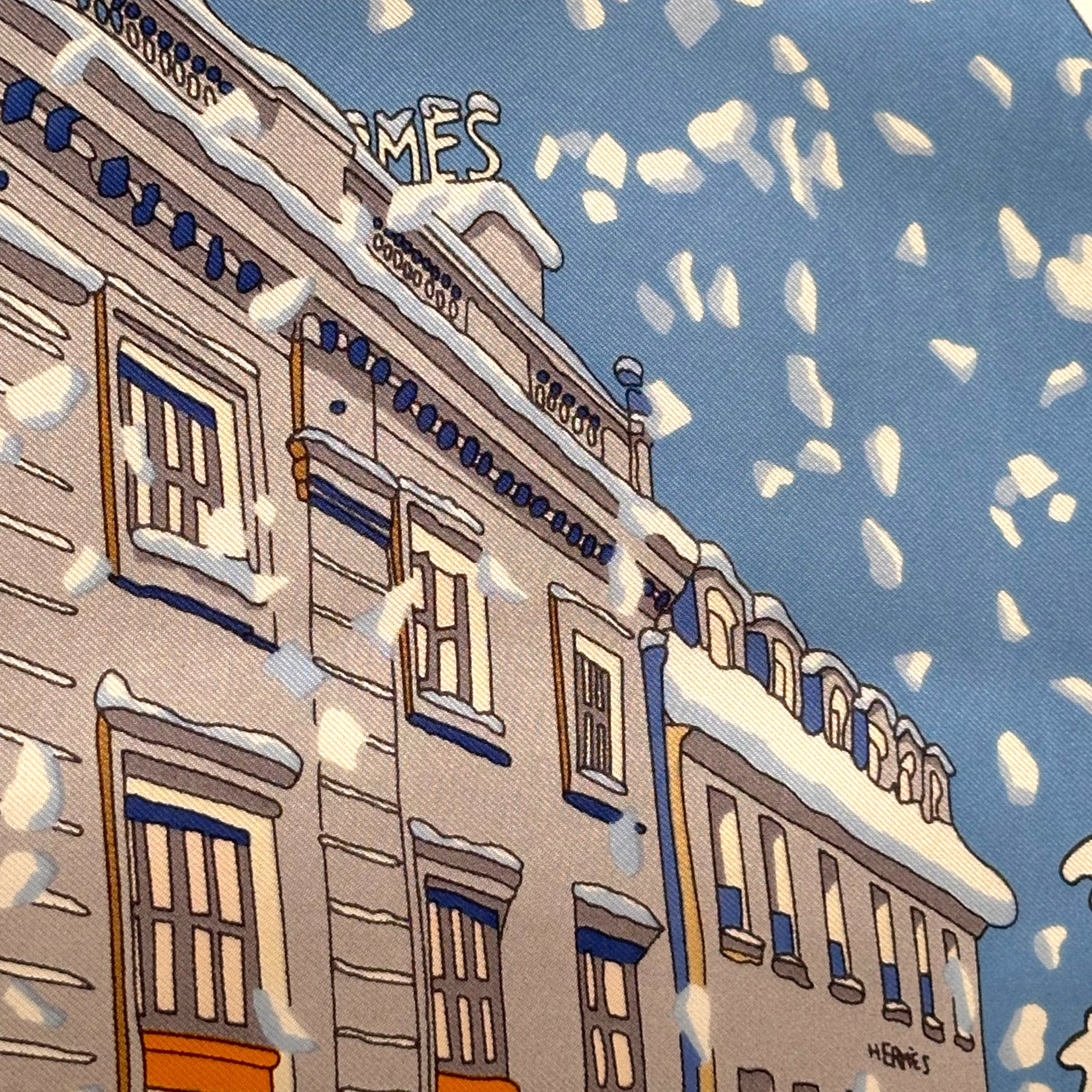 Noël au 24 Faubourg - FOULARD HERMES 90CM