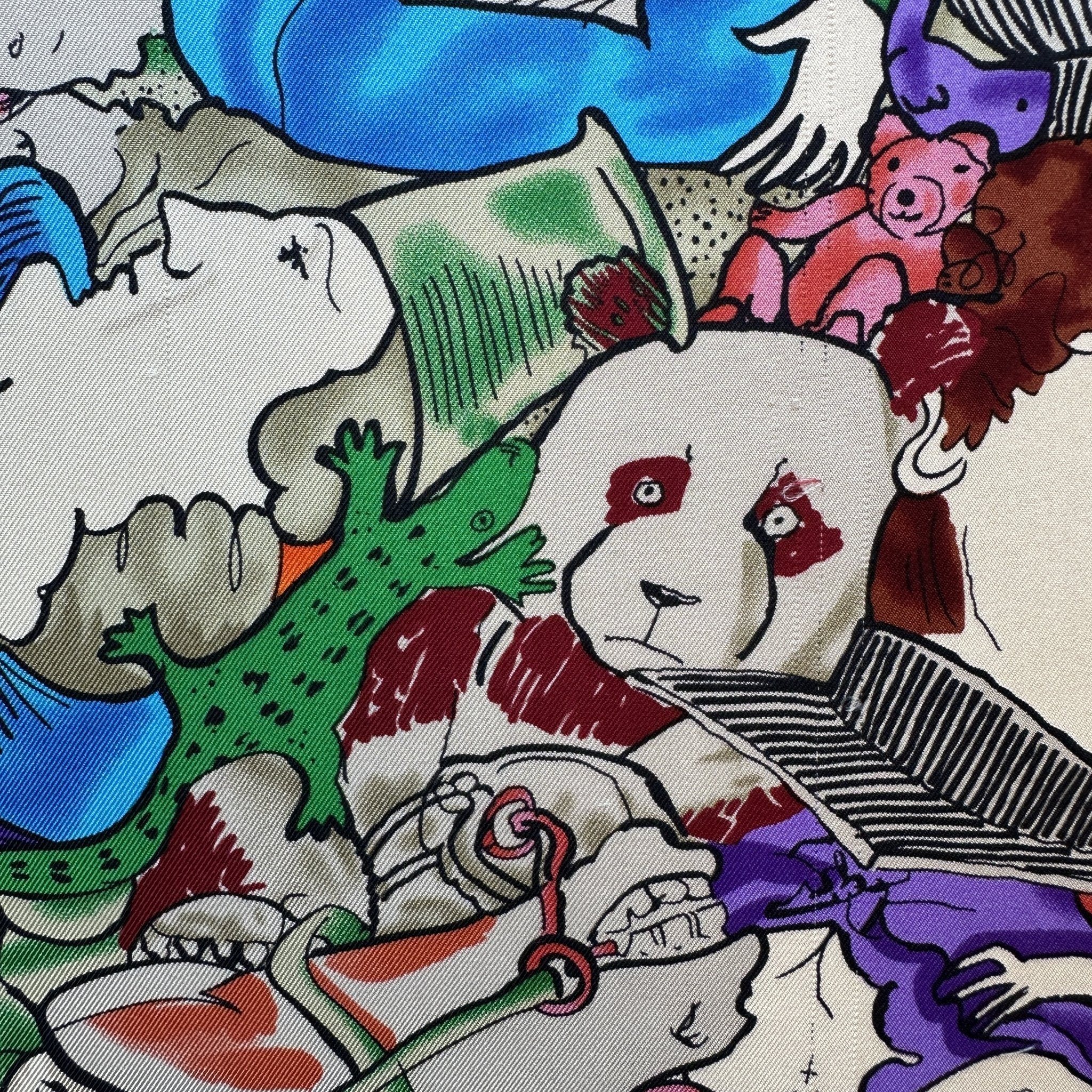 Foulard Hermès 90 cm - Métamorphoses - Philippe Dumas (2014)