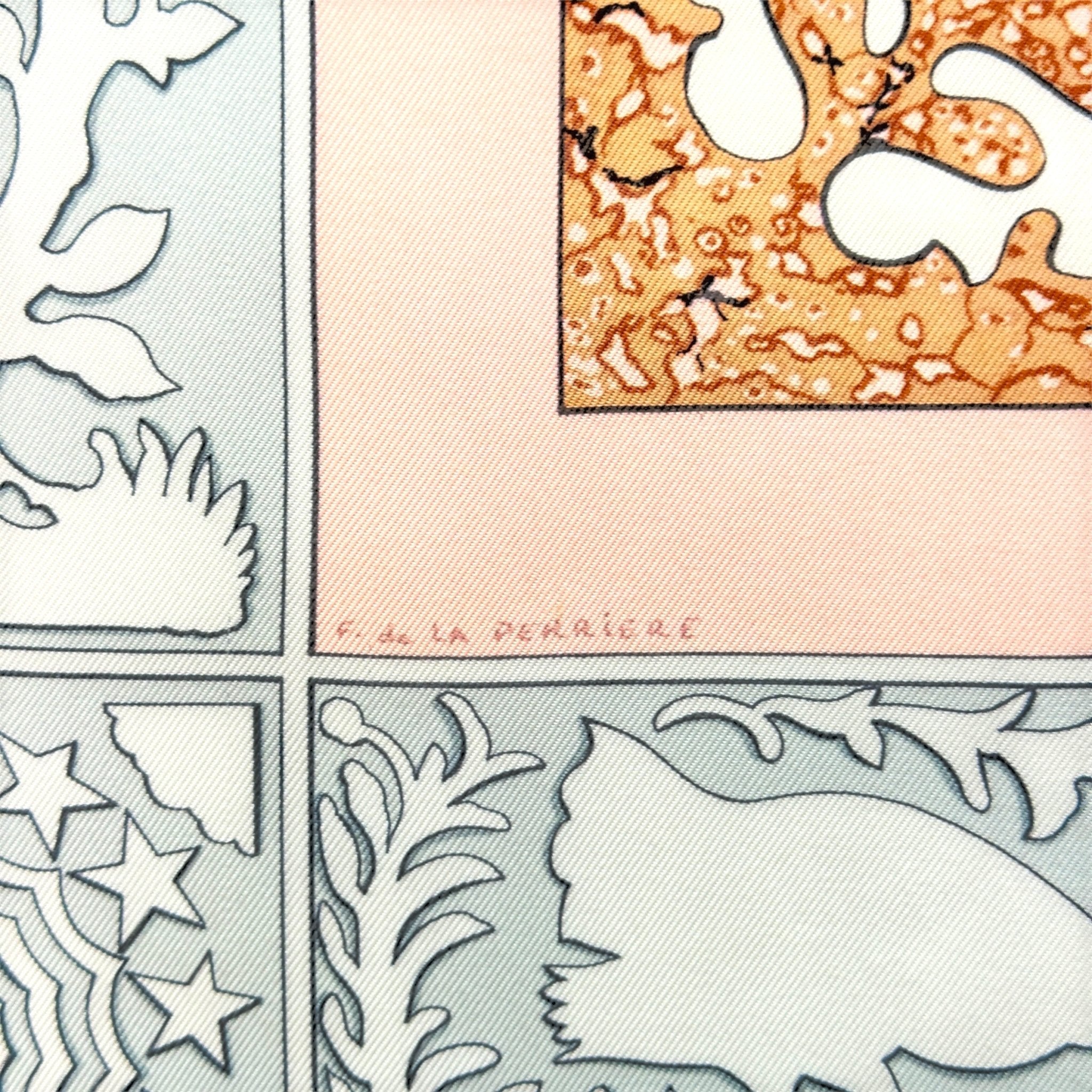 signature de l'artiste f de la perriere