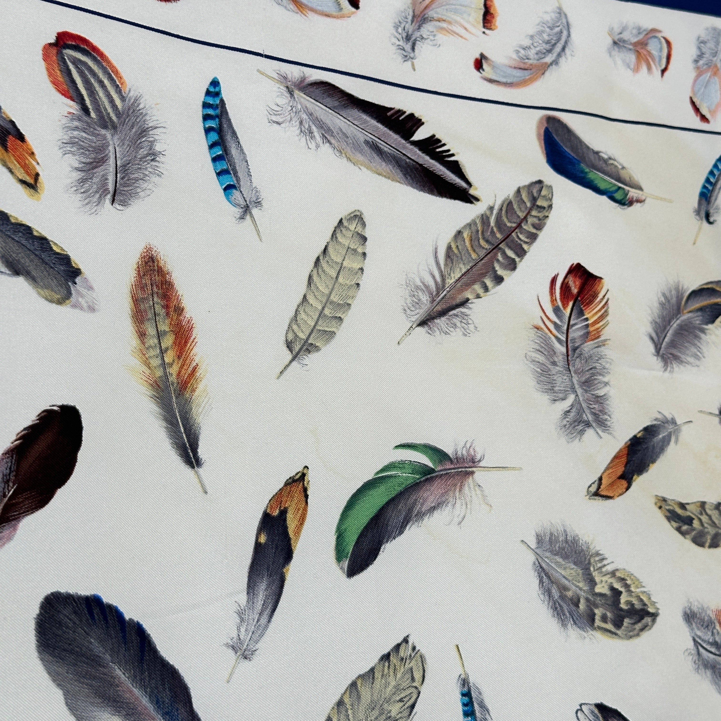 Plumes - FOULARD HERMES 90 CM