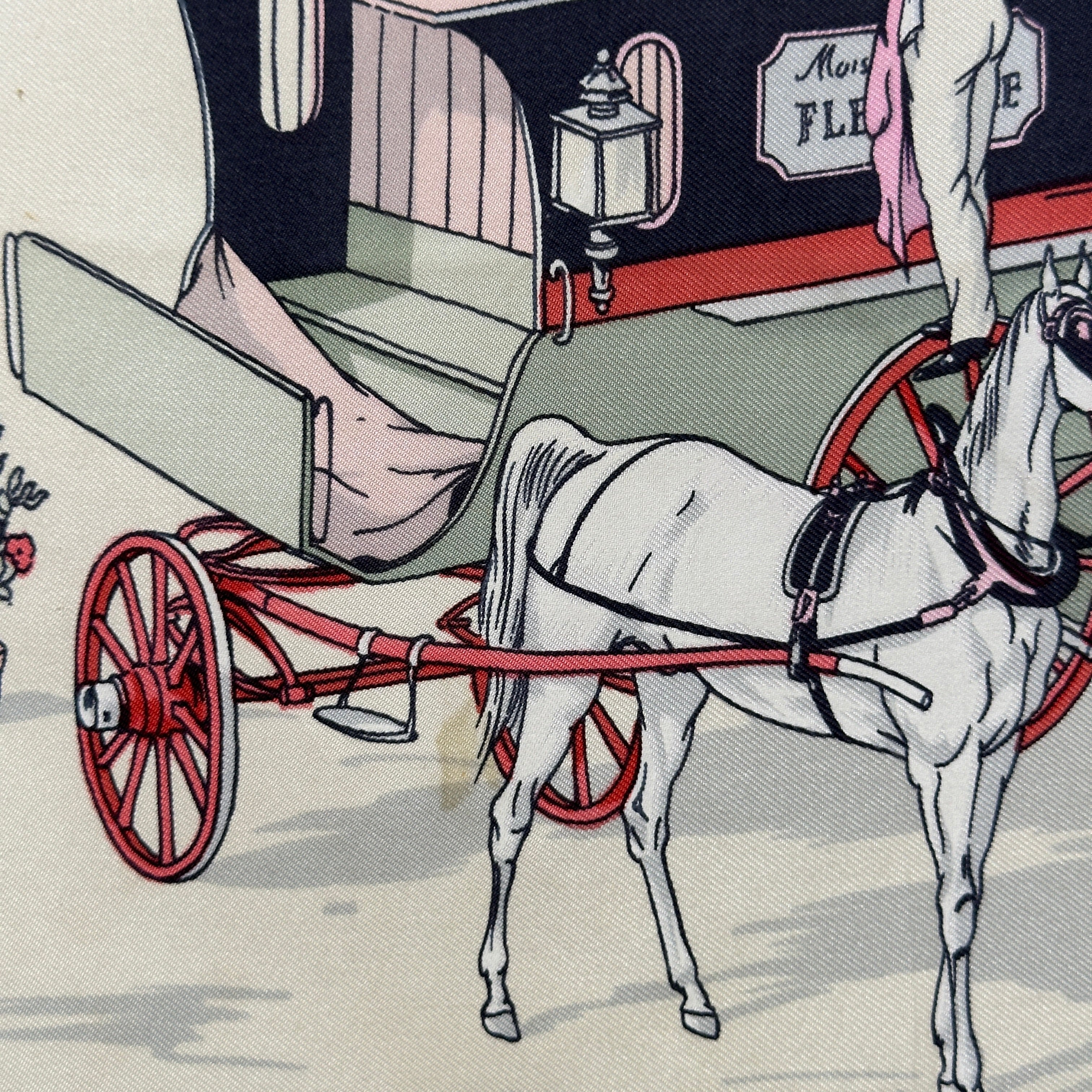 Quai aux fleurs - FOULARD HERMES 90 CM