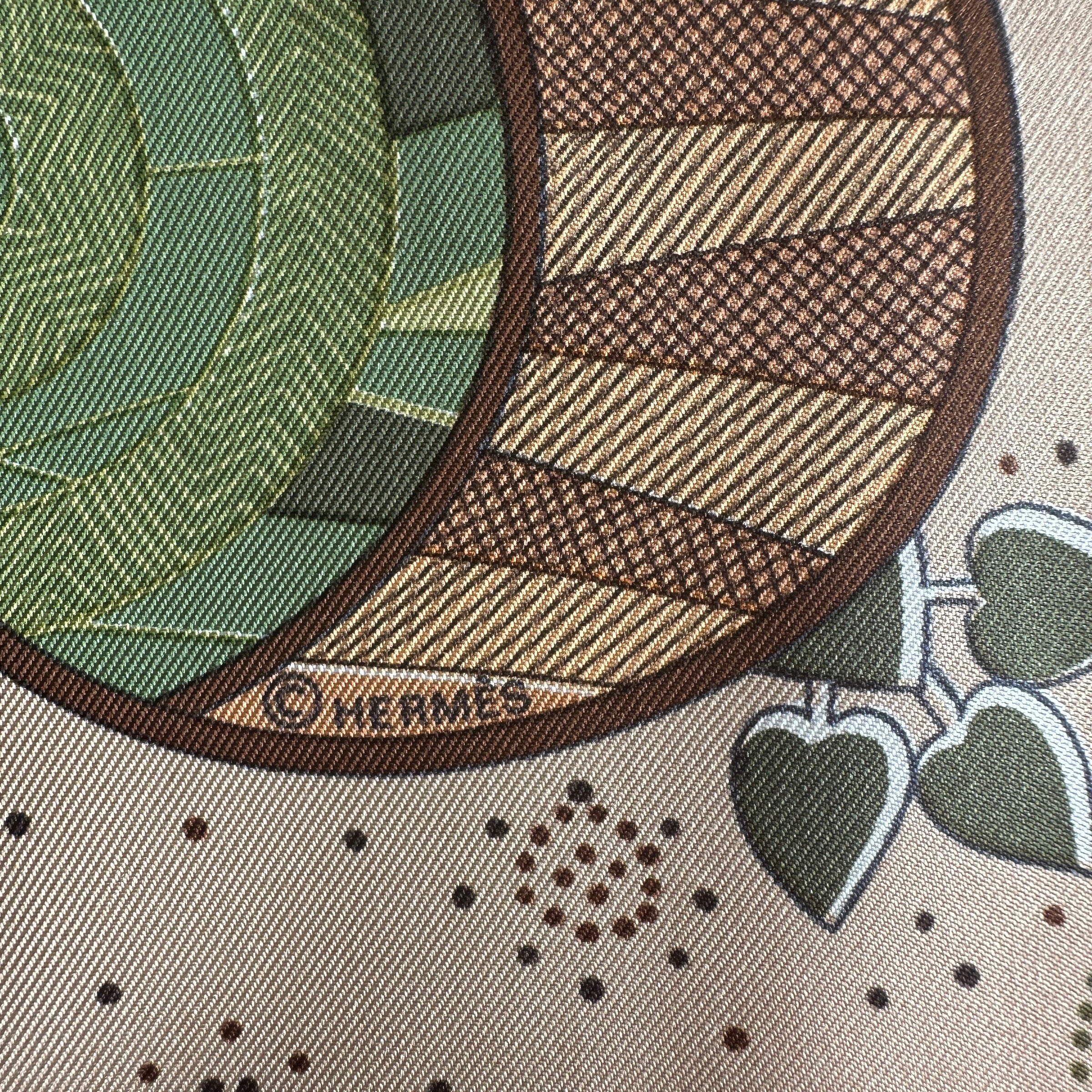 Rêve d'Australie - FOULARD HERMES 90CM