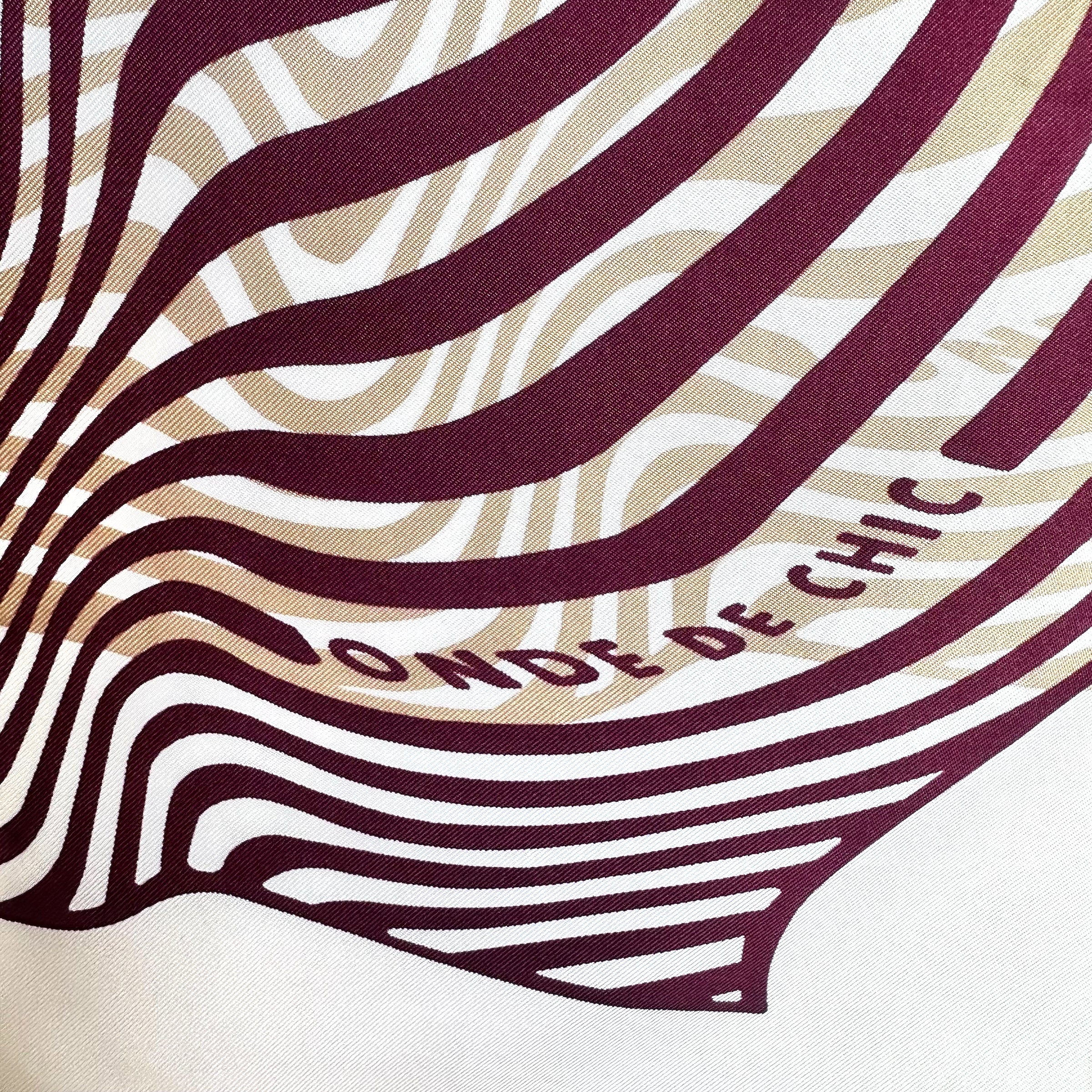 Ondes de chic - FOULARD HERMES 90 CM