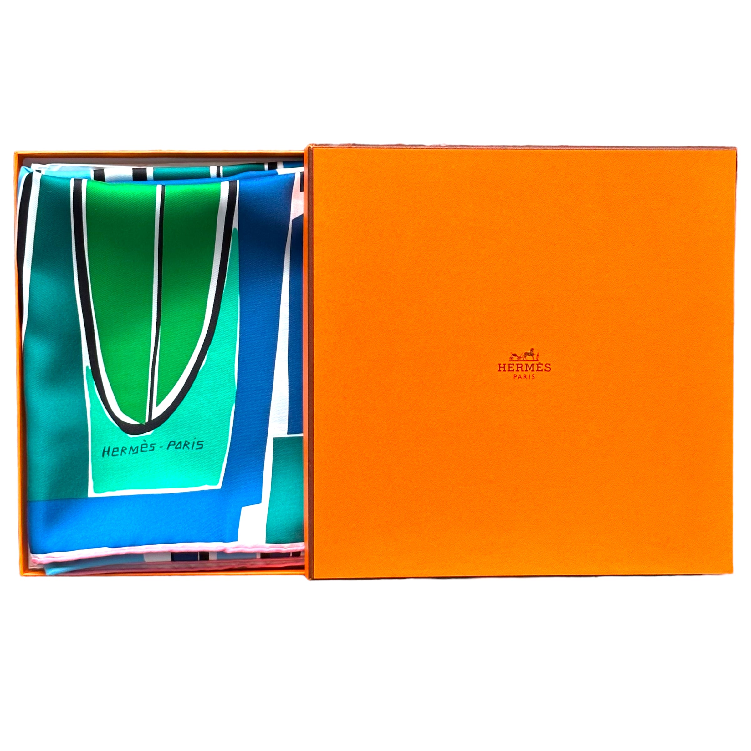 Sea, Surf & Fun - FOULARD HERMES 90 CM