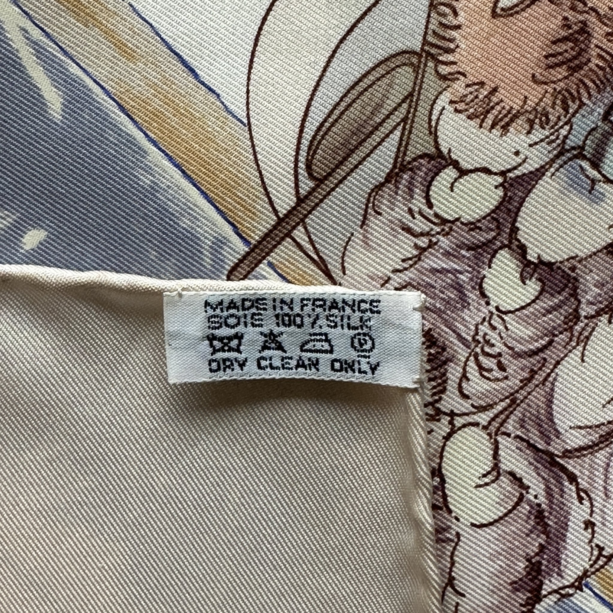 foulard carre hermes groenland dessin de philippe Ledoux 
