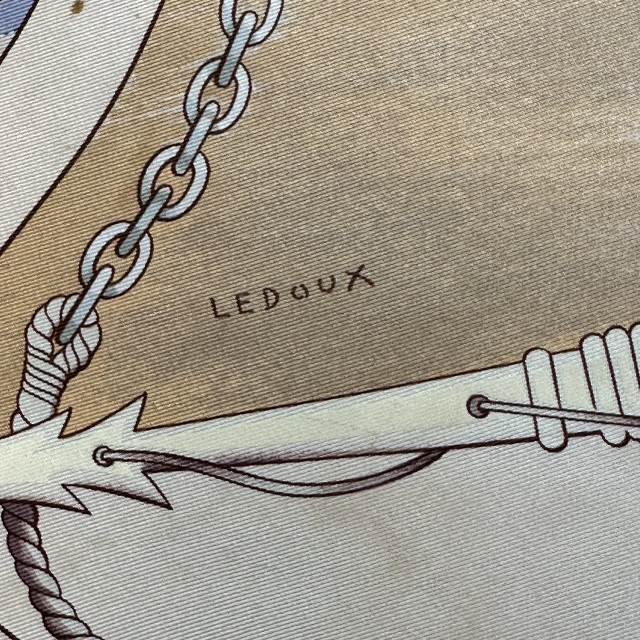 foulard carre hermes groenland dessin de philippe Ledoux 