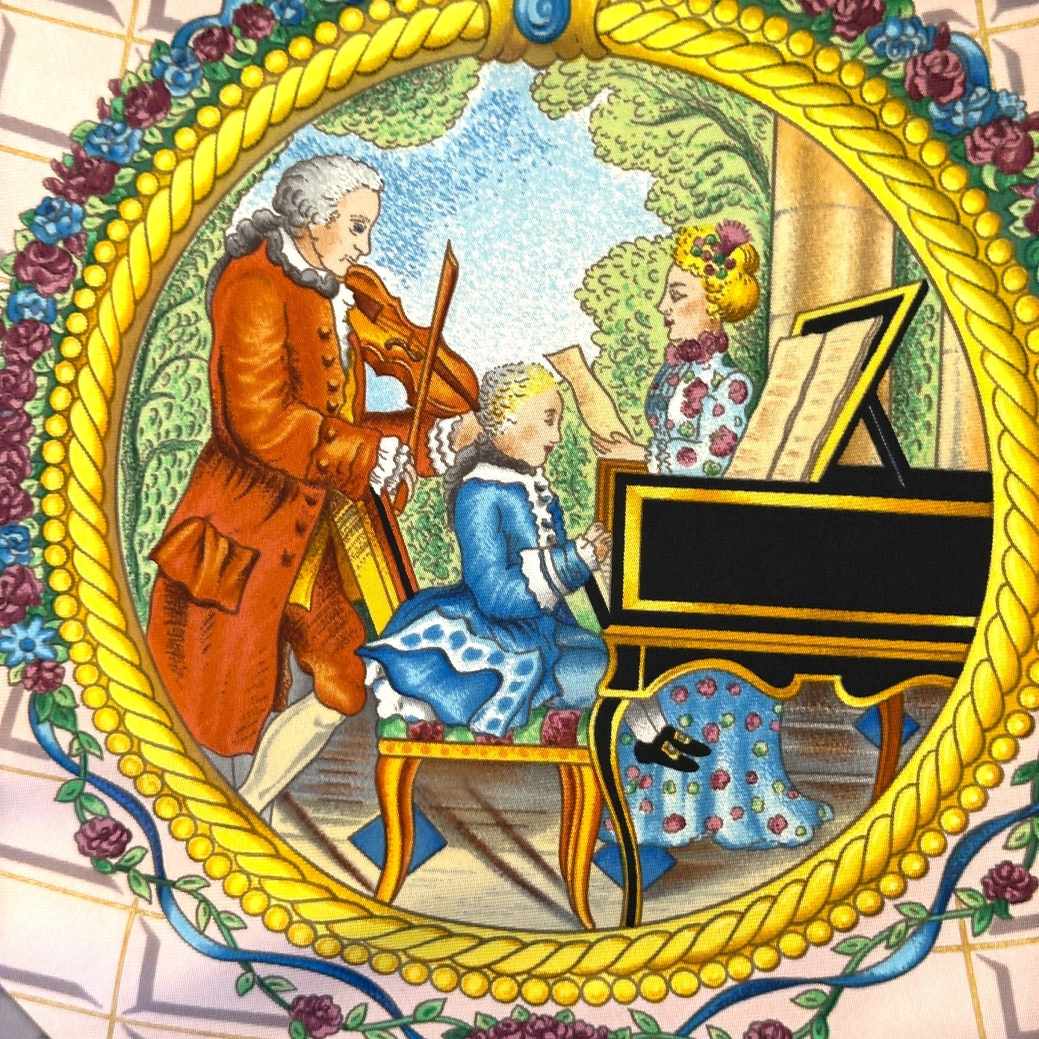 mozart enfant jouant du piano