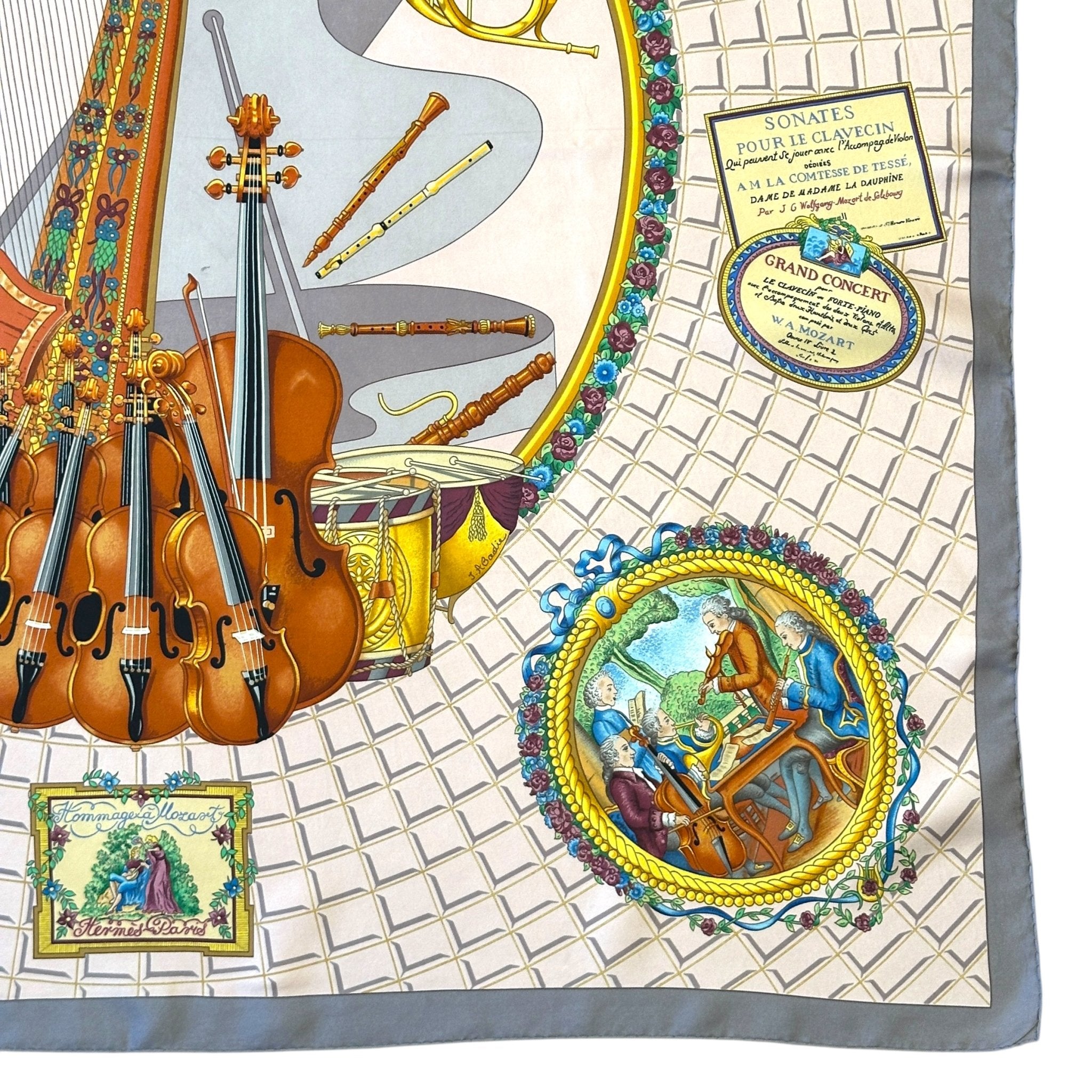 foulard hermes hommage a mozart