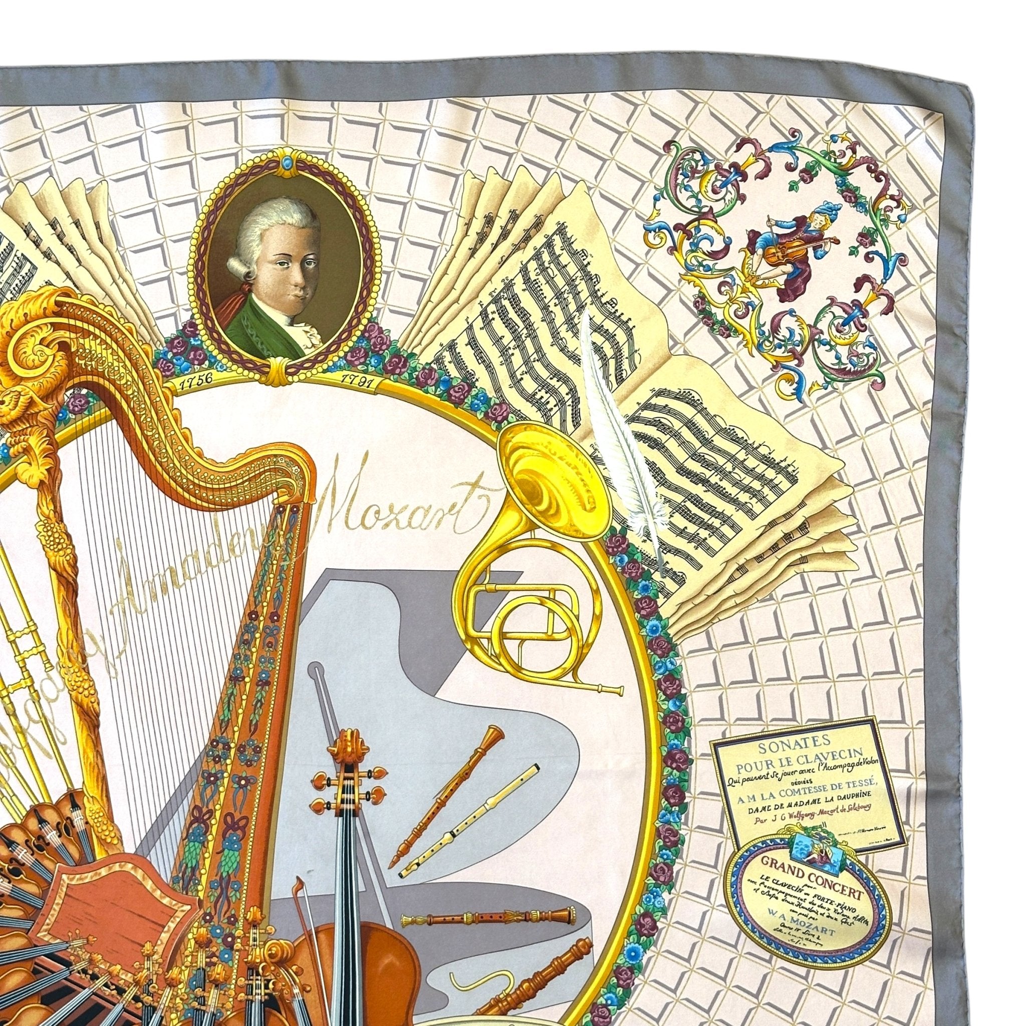 foulard hermes hommage a mozart