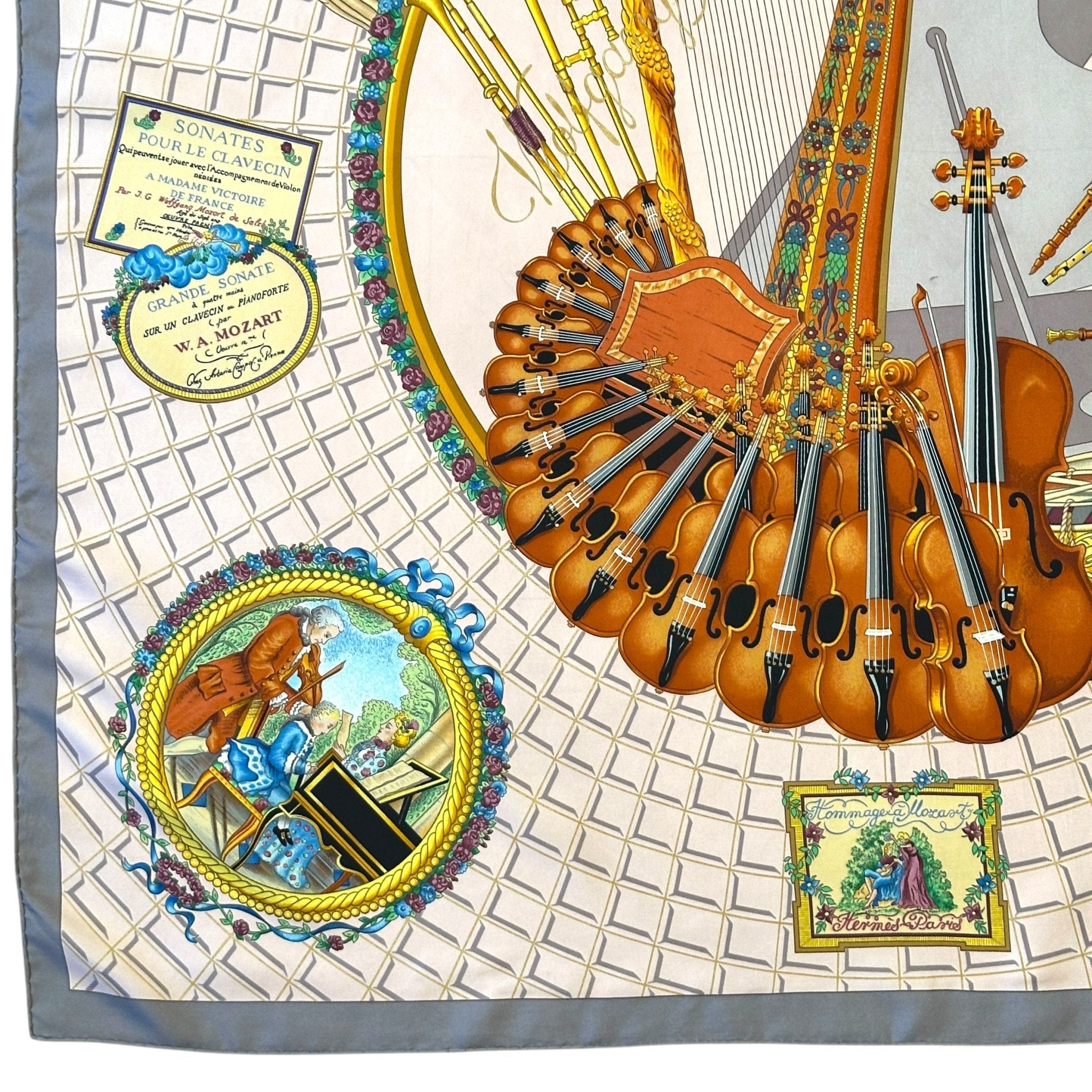 foulard hermes hommage a mozart