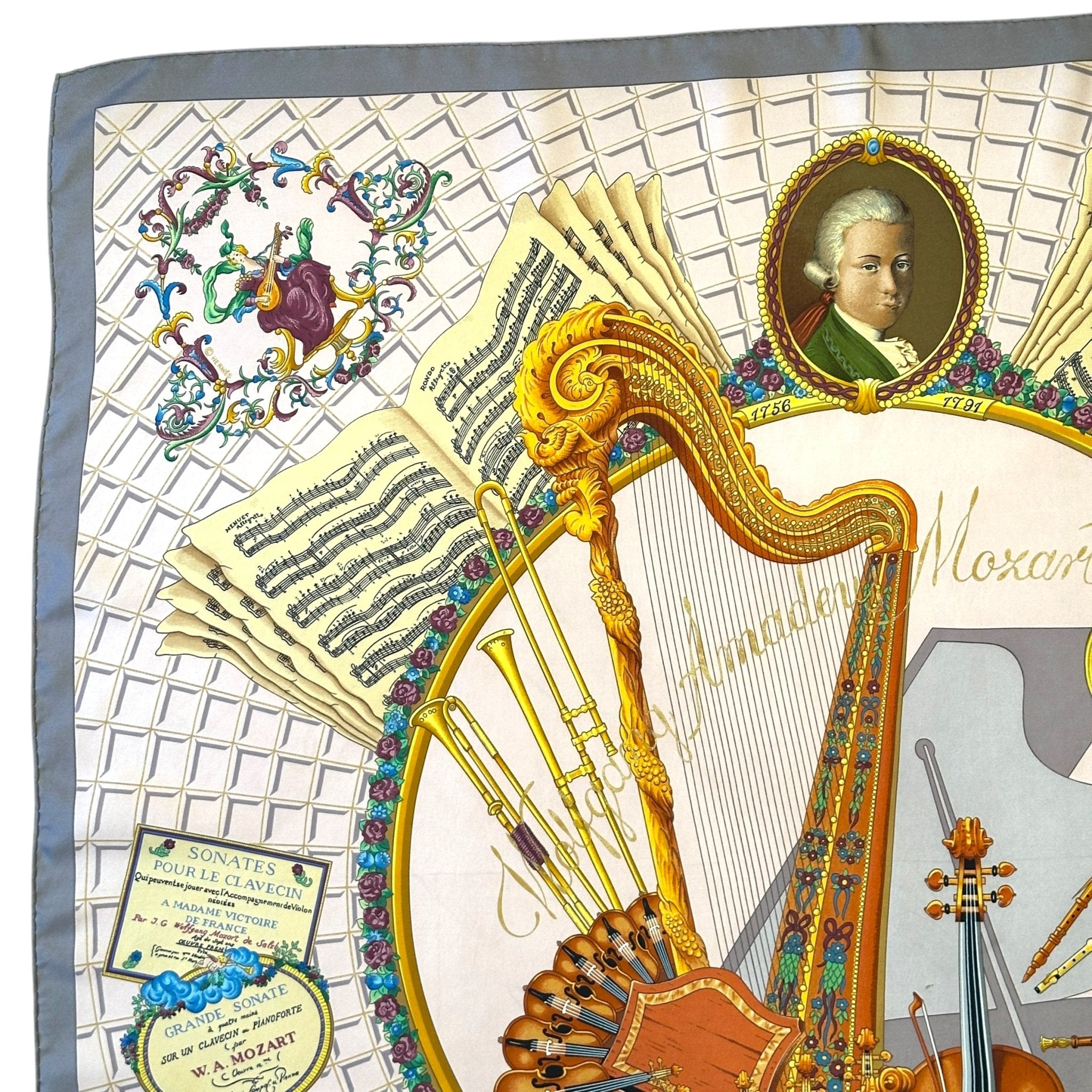 foulard hermes hommage a mozart