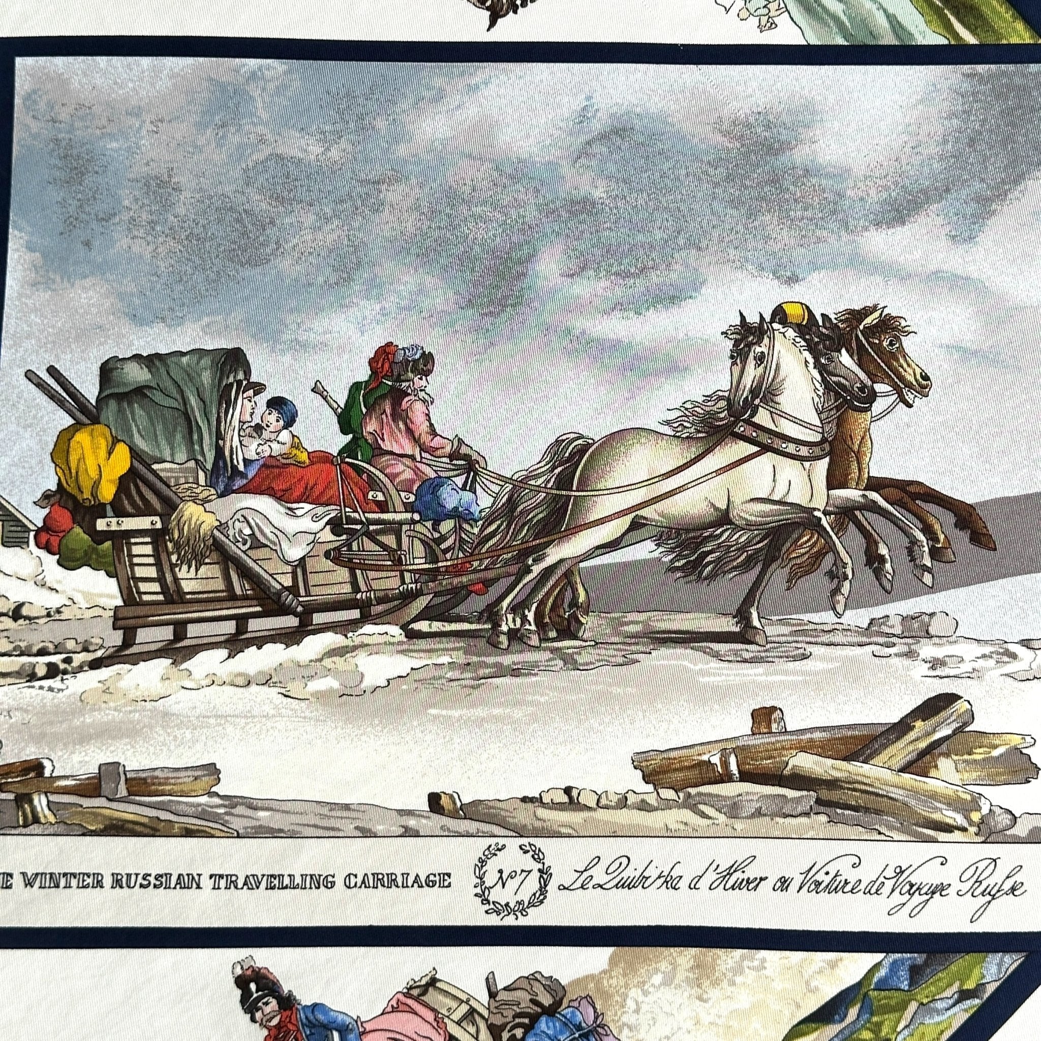 Zoom sur une voiture de voyage russe